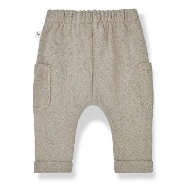 Greg Recycled Fibre Trousers | Taupe brown
