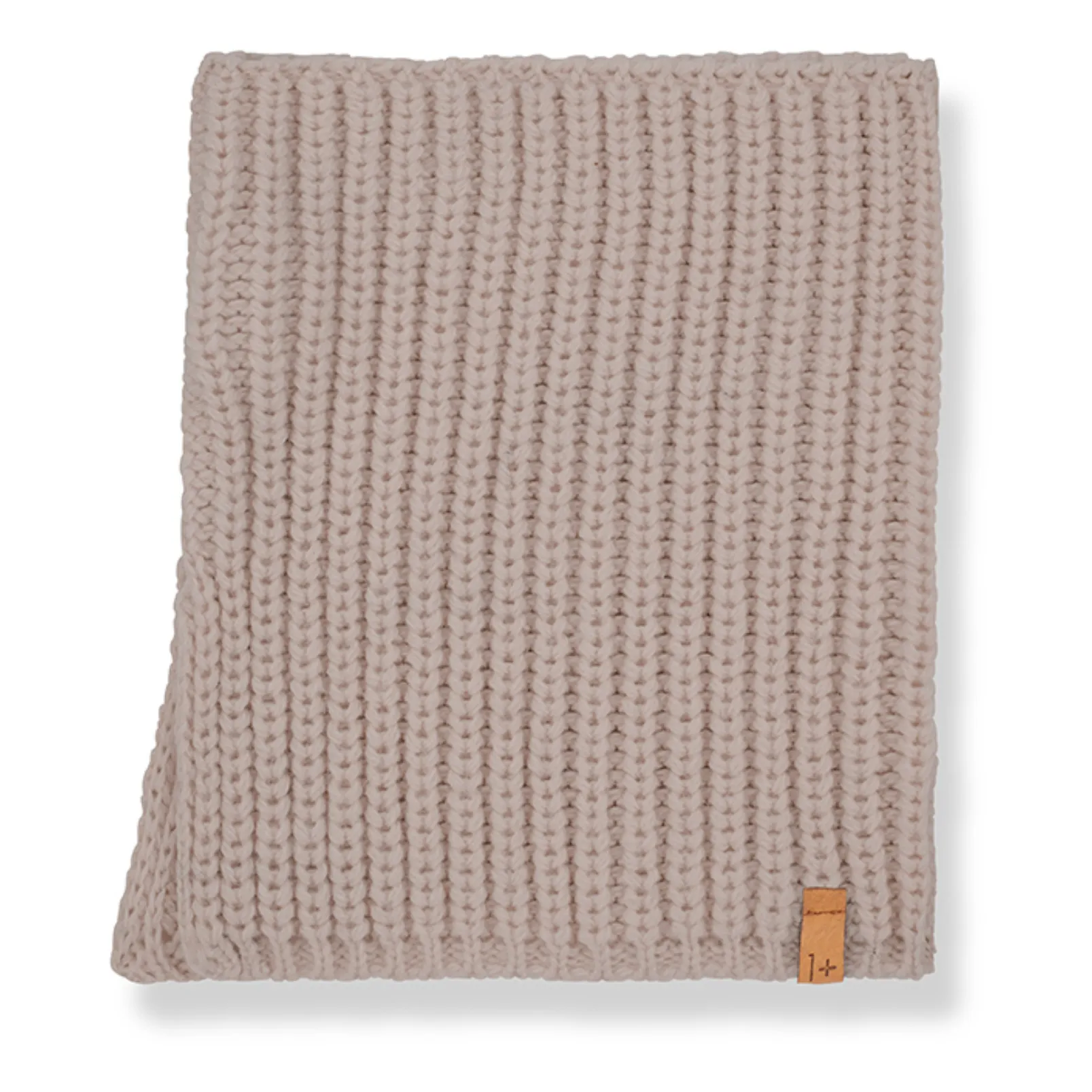 1+ In The Family Pale Pink Bo Knit Snood