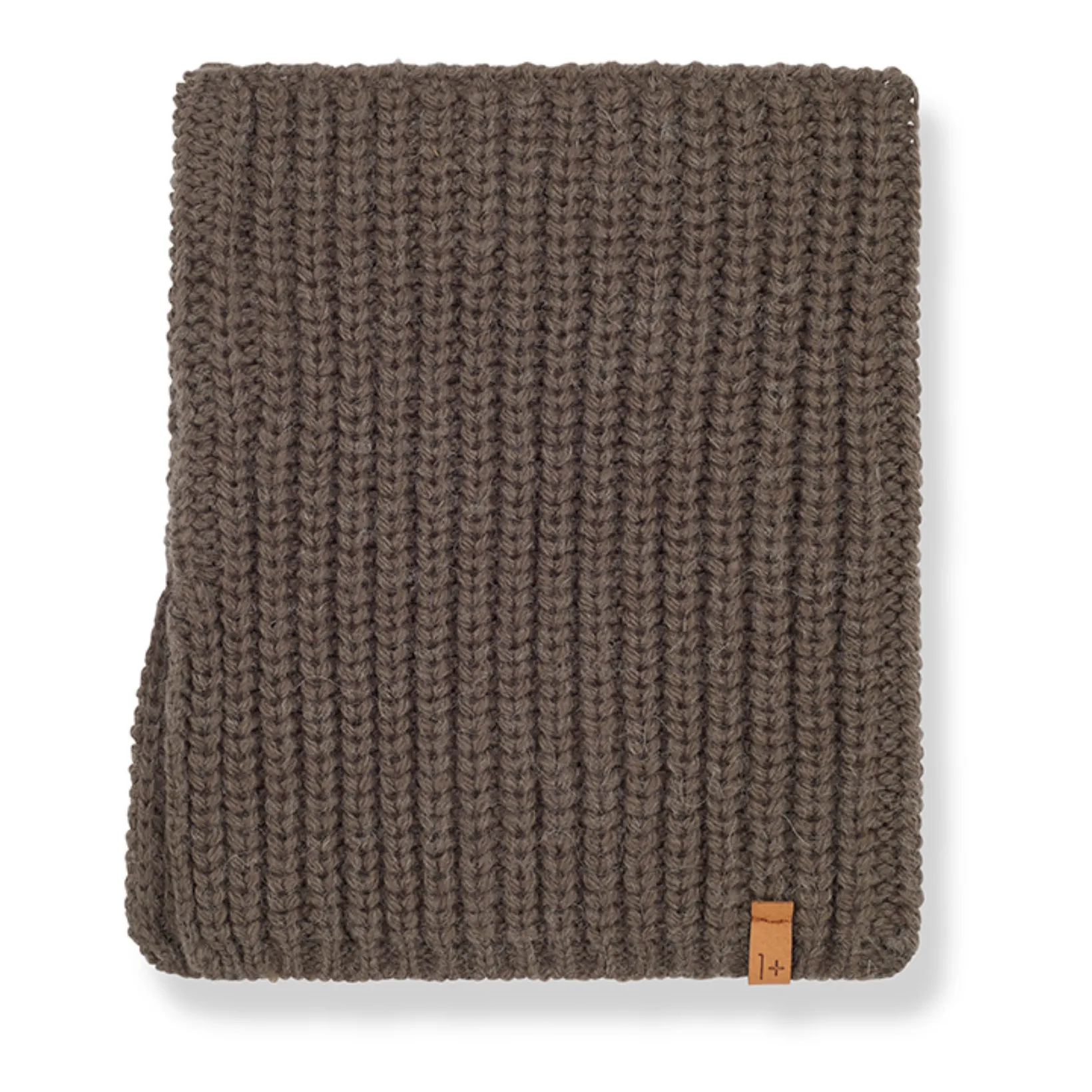 1+ In The Family Brown Bo Knit Snood