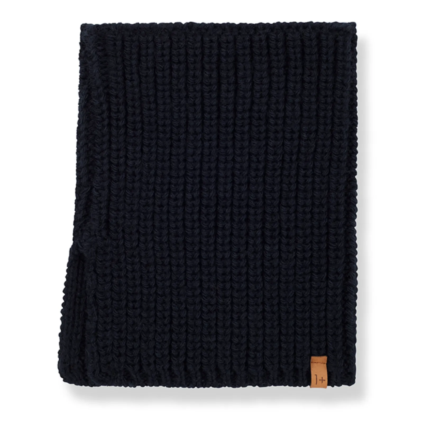1+ In The Family Navy Blue Bo Knit Snood