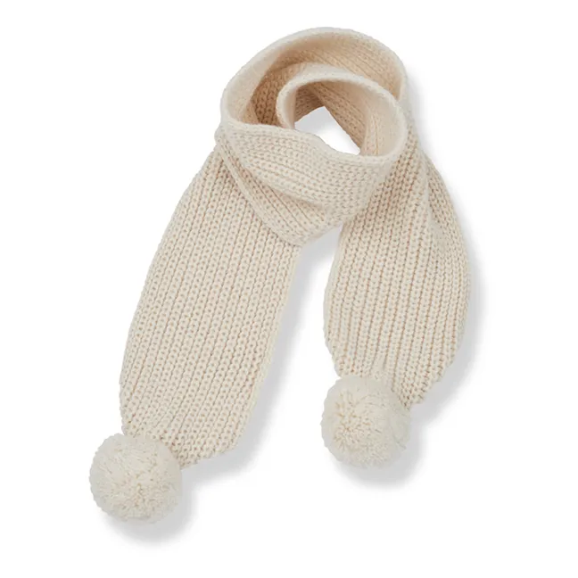 Nele knitted scarf | Ecru