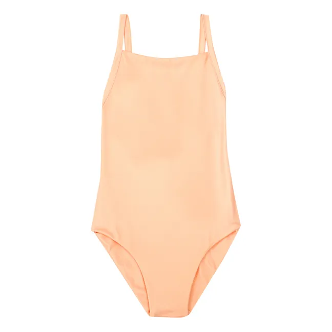 Maillot de Bain 1 pièce Matière Recyclée Mara | Abricot
