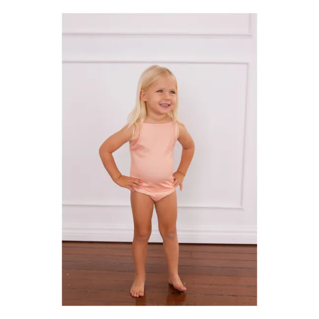 Maillot de Bain 1 pièce Matière Recyclée Mara | Abricot