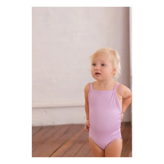 Maillot de Bain 1 pièce Matière Recyclée Mara | Mauve