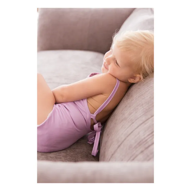 Maillot de Bain 1 pièce Matière Recyclée Mara | Mauve