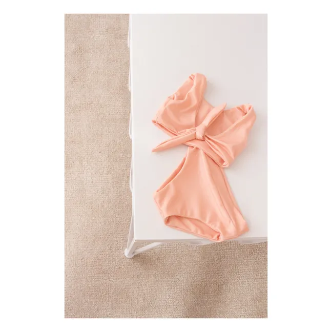 Maillot de Bain 2 pièces Matière Recyclée Arla | Abricot