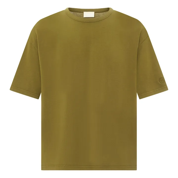 Men's Oversize Organic Cotton T-shirt | Bronze- Product image n°0