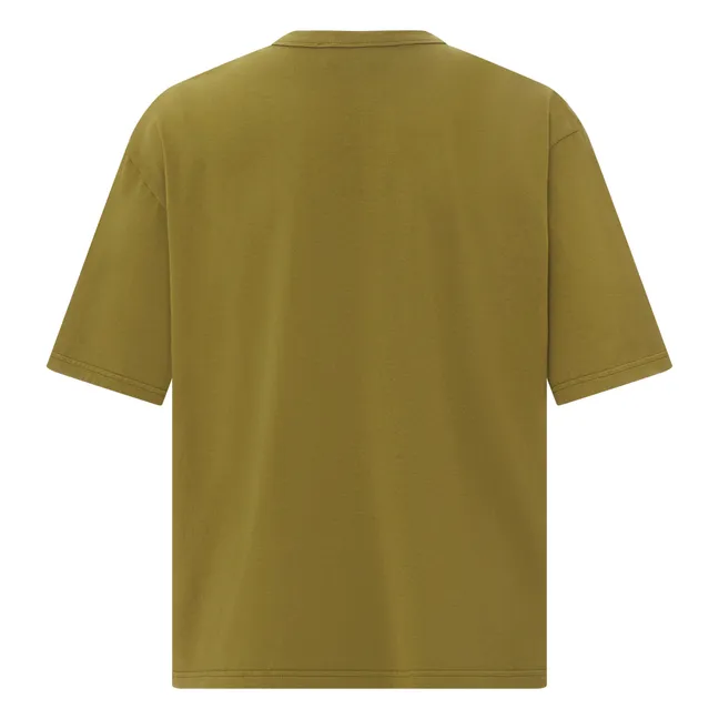 Men's Oversize Organic Cotton T-shirt | Bronze