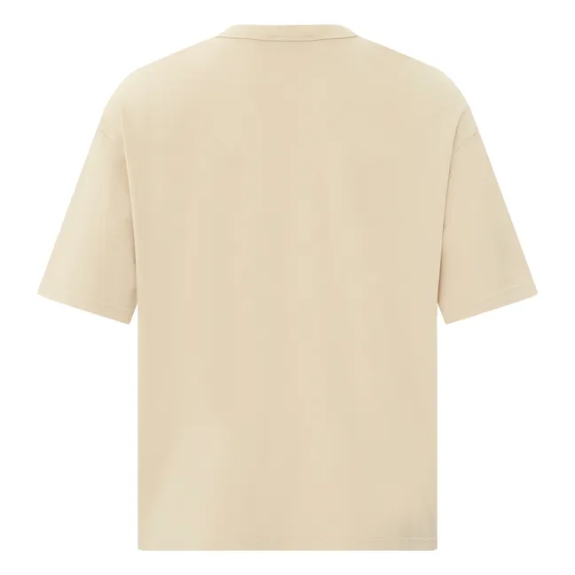 T-Shirt Oversize Homme Coton Bio | Mastic