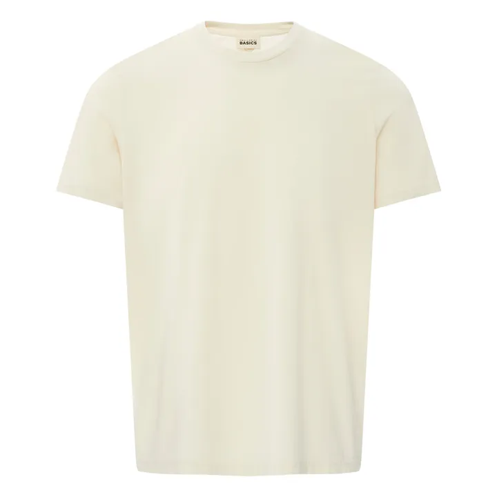T-Shirt Homme Coton Bio | Blanc cassé- Image produit n°0