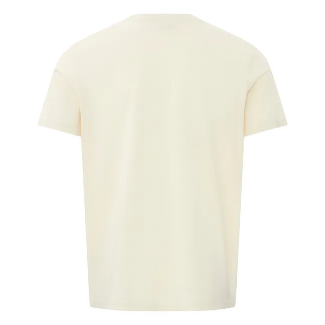Oversize T-Shirt aus Bio-Baumwolle | Grauweiß