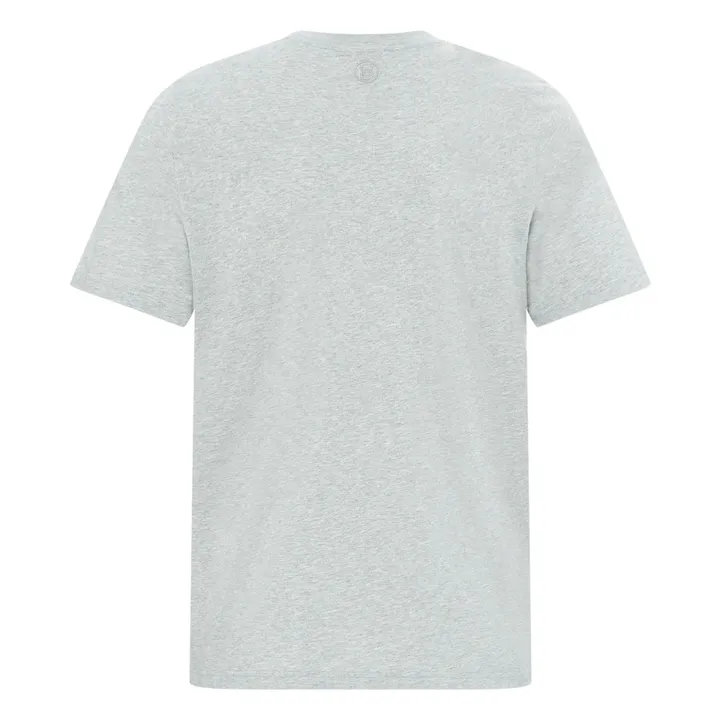 Camiseta de algodón orgánico para hombre | Gris Jaspeado- Imagen del producto n°1