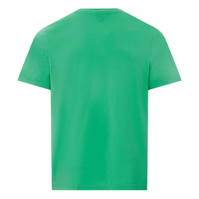 Camiseta de algodón orgánico para hombre | Verde