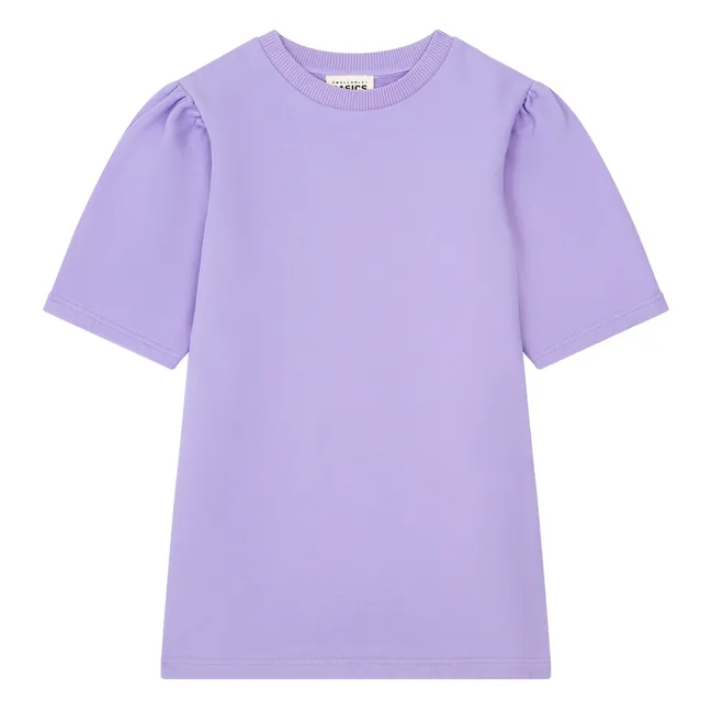 Robe Fille Manches Amples Molleton Bio | Parme