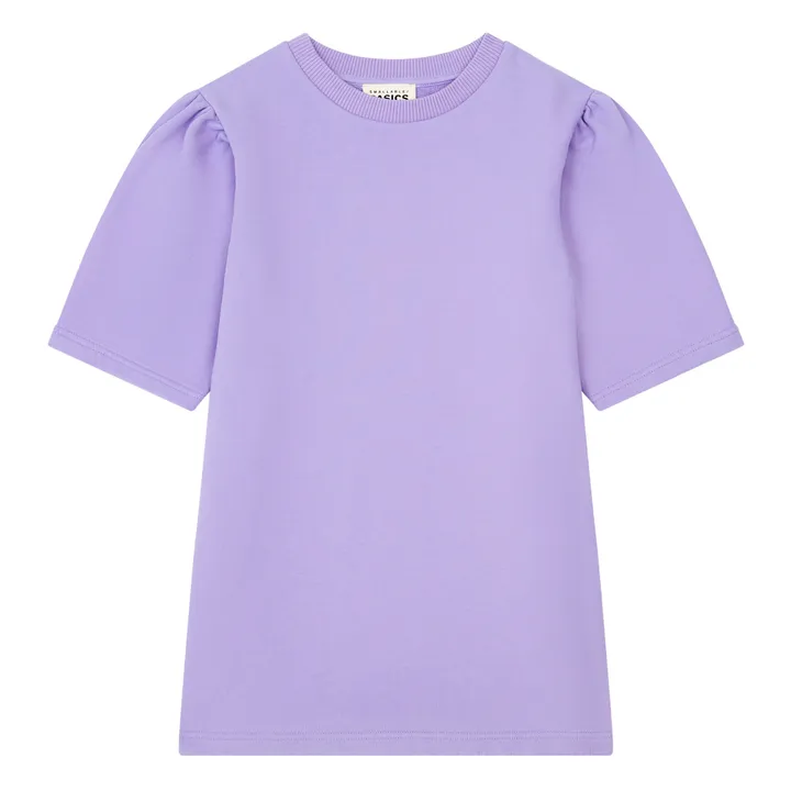 Robe Fille Manches Amples Molleton Bio | Parme- Image produit n°0
