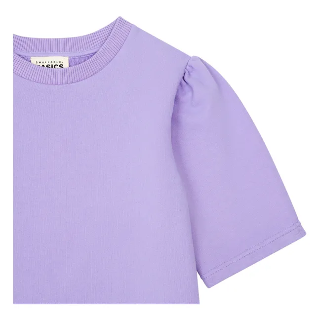 Robe Fille Manches Amples Molleton Bio | Parme
