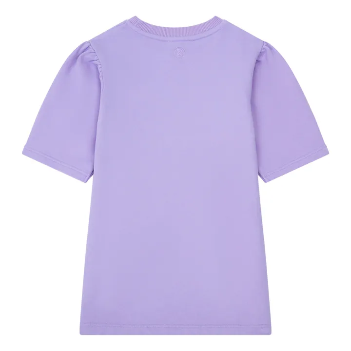 Robe Fille Manches Amples Molleton Bio | Parme- Image produit n°2