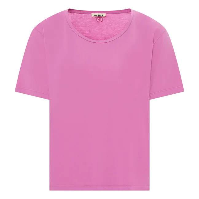 T-Shirt Femme Coton Bio | Rose bonbon