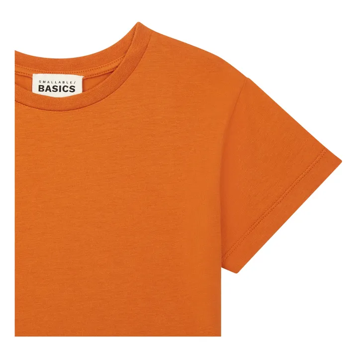 T-Shirt Fille Coton Bio | Sienne- Image produit n°1