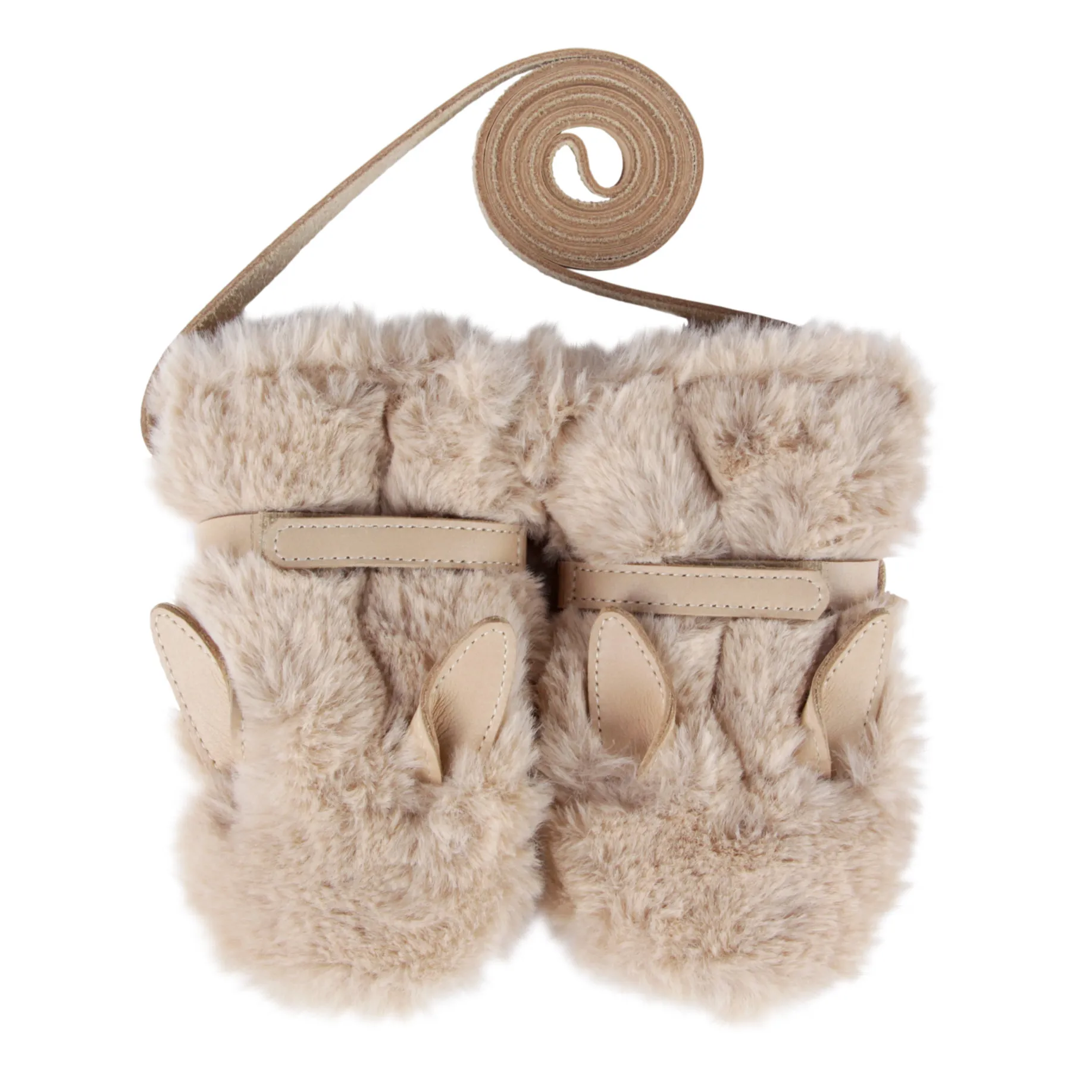 Donsje Pink Richy Rabbit Mittens