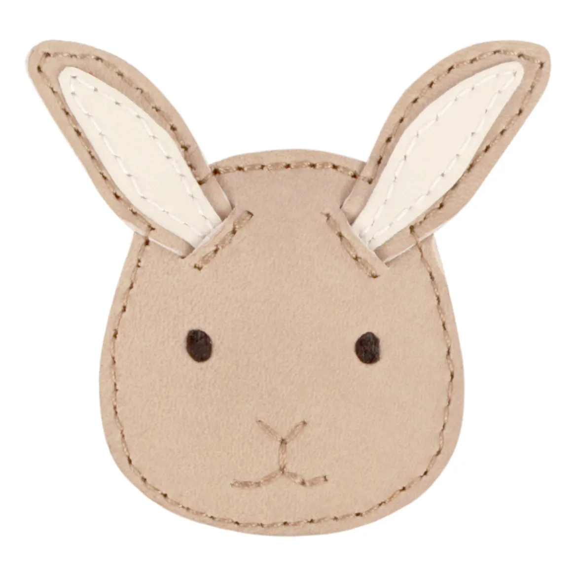 Donsje Pink Josy Classic Rabbit Hair Slide
