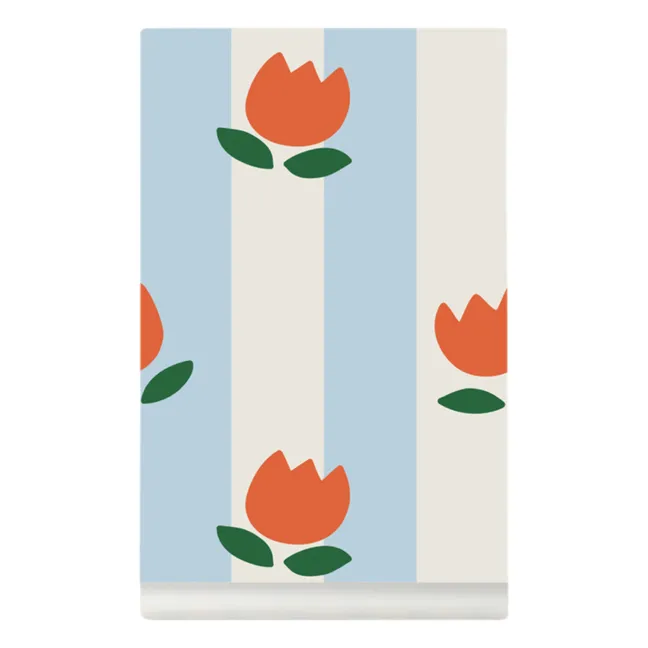 Papier-peint Tulipes | Orange