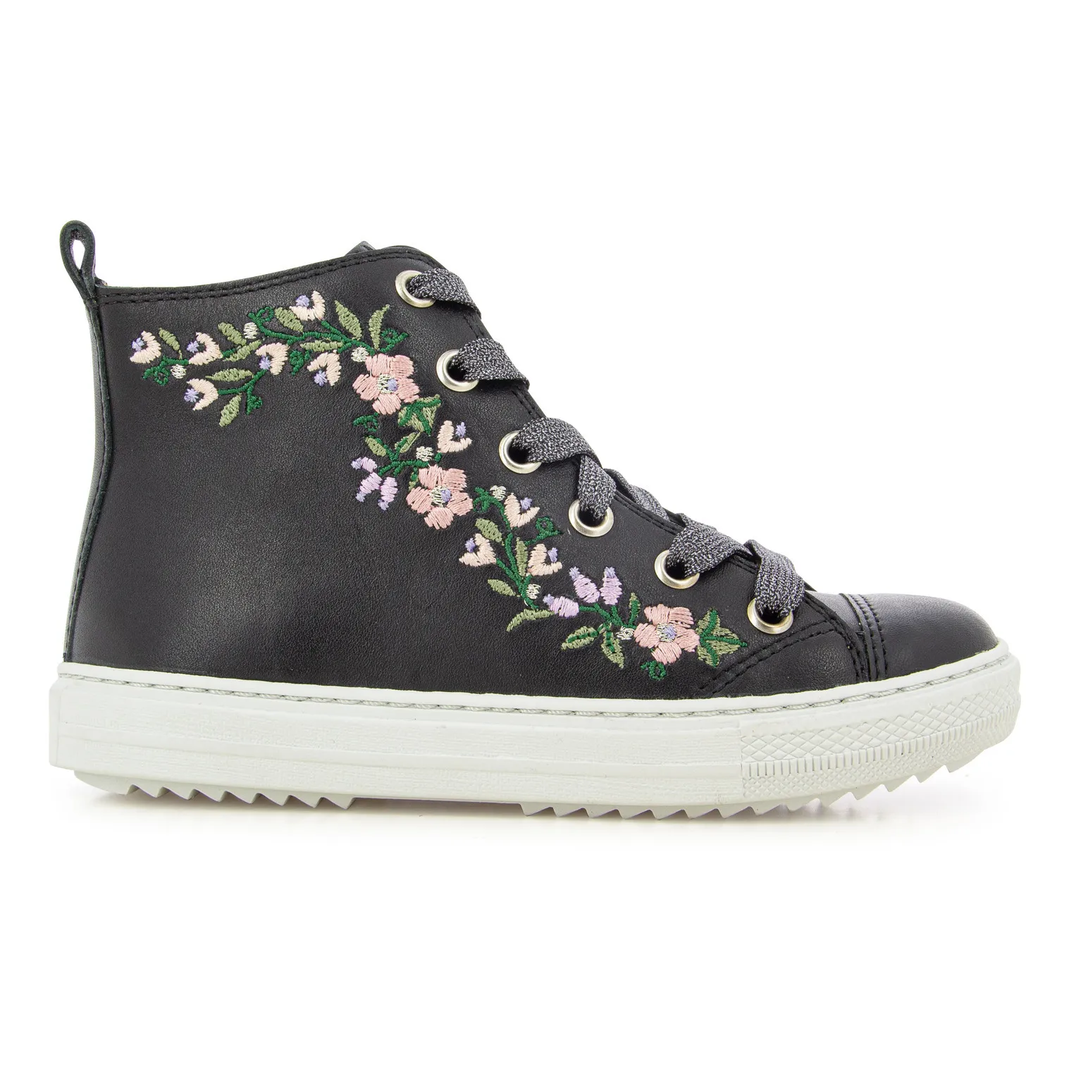 Pom D'api Black Zip Swag Brodi Sneakers