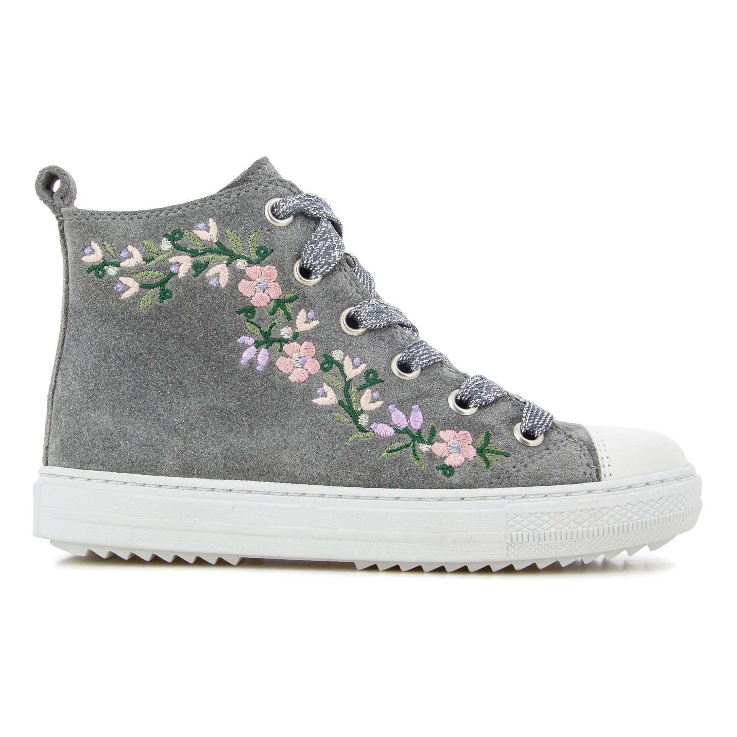 Pom D'api Grey Zip Swag Brodi Sneakers