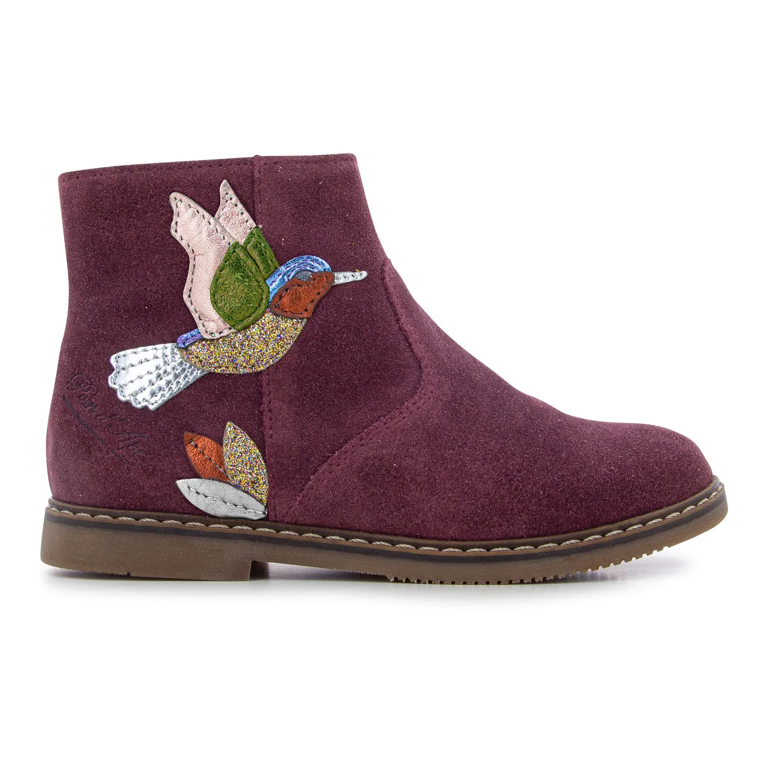 Pom D'api Plum Colibri Zip City Ankle Boots