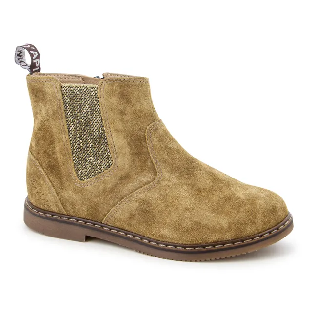 JodZip City Ankle Boots | Light brown