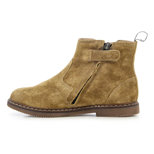 JodZip City Ankle Boots | Light brown
