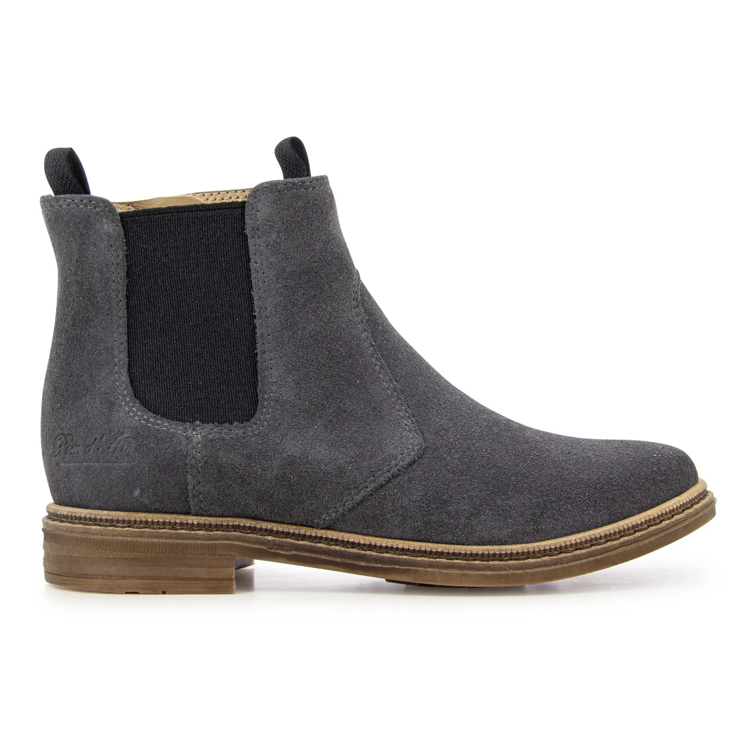 Pom D'api Charcoal Grey Brother Jodzip Ankle Boots