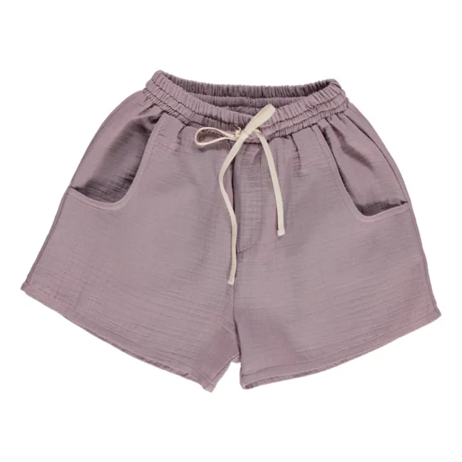 Tudor Organic Cotton Shorts | Lavender