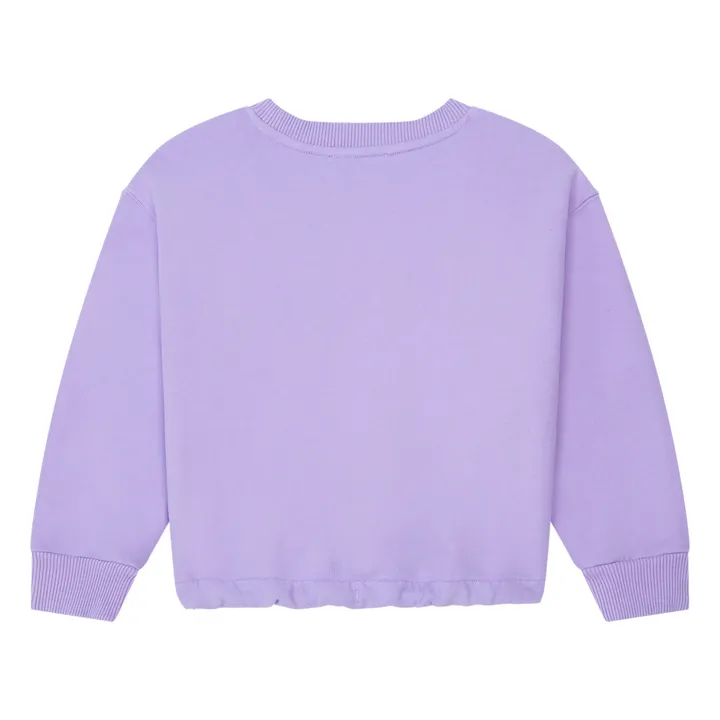 Sweat Fille A Nouer Molleton Bio | Parme- Image produit n°2