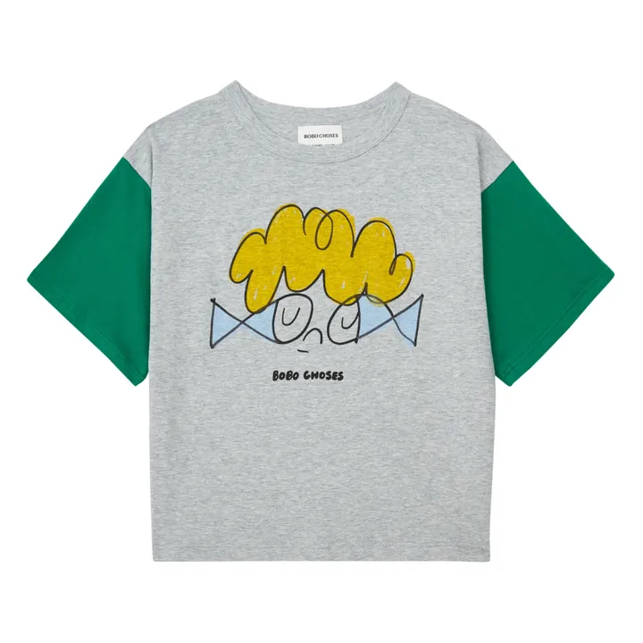 Exklusives Bobo Choses x Smallable - T-Shirt aus Bio-Baumwolle Fische | Grün- Produktbild Nr. 0