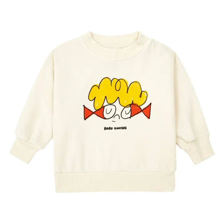 Exklusiv Bobo Choses x Smallable - Sweatshirt aus Bio-Baumwolle Babyfische | Seidenfarben- Produktbild Nr. 0