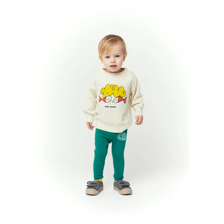Exklusiv Bobo Choses x Smallable - Sweatshirt aus Bio-Baumwolle Babyfische | Seidenfarben- Produktbild Nr. 3