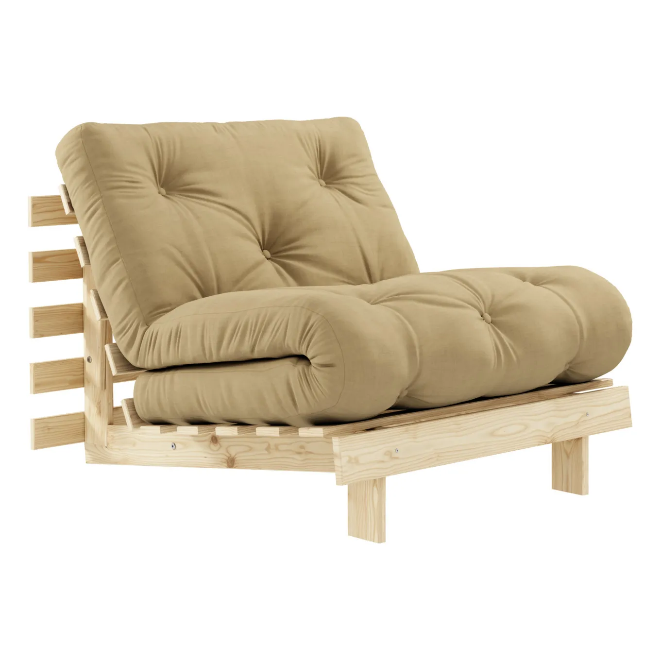 Placeholder de video del producto: Roots Sofá cama de 90 | Ocre