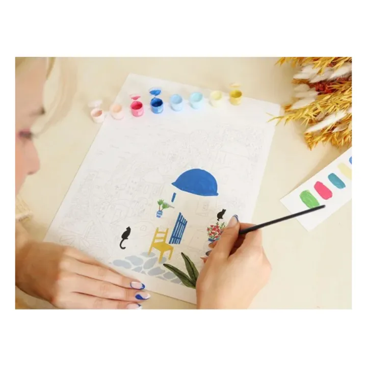 Kit di pittura numerata - Santorini by Maja Tomljanovic- Immagine del prodotto n°2