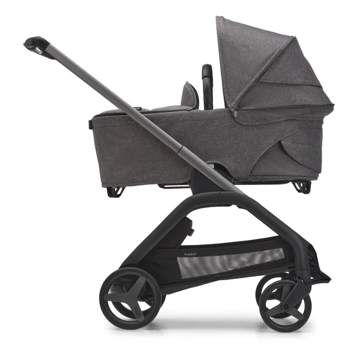 Bugaboo Dragonfly Poussette citadine complète châssis graphite | Gris chiné- Image produit n°2