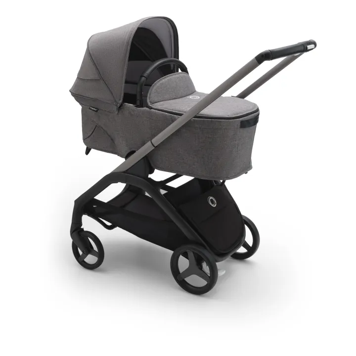Bugaboo Dragonfly Poussette citadine complète châssis graphite | Gris chiné- Image produit n°4