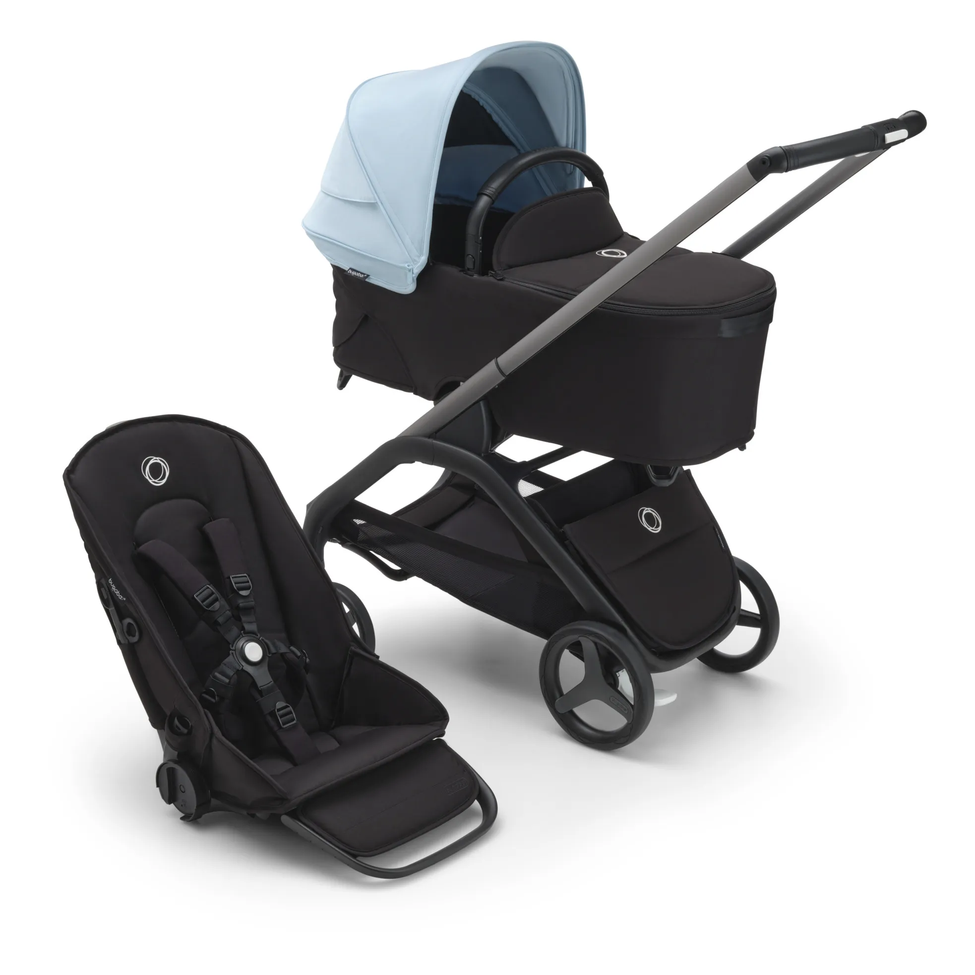 Bugaboo - Bugaboo Dragonfly Complete city stroller graphite chassis ...