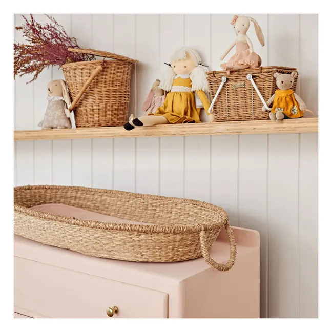 Luxe Liner For Changing Basket | Pink