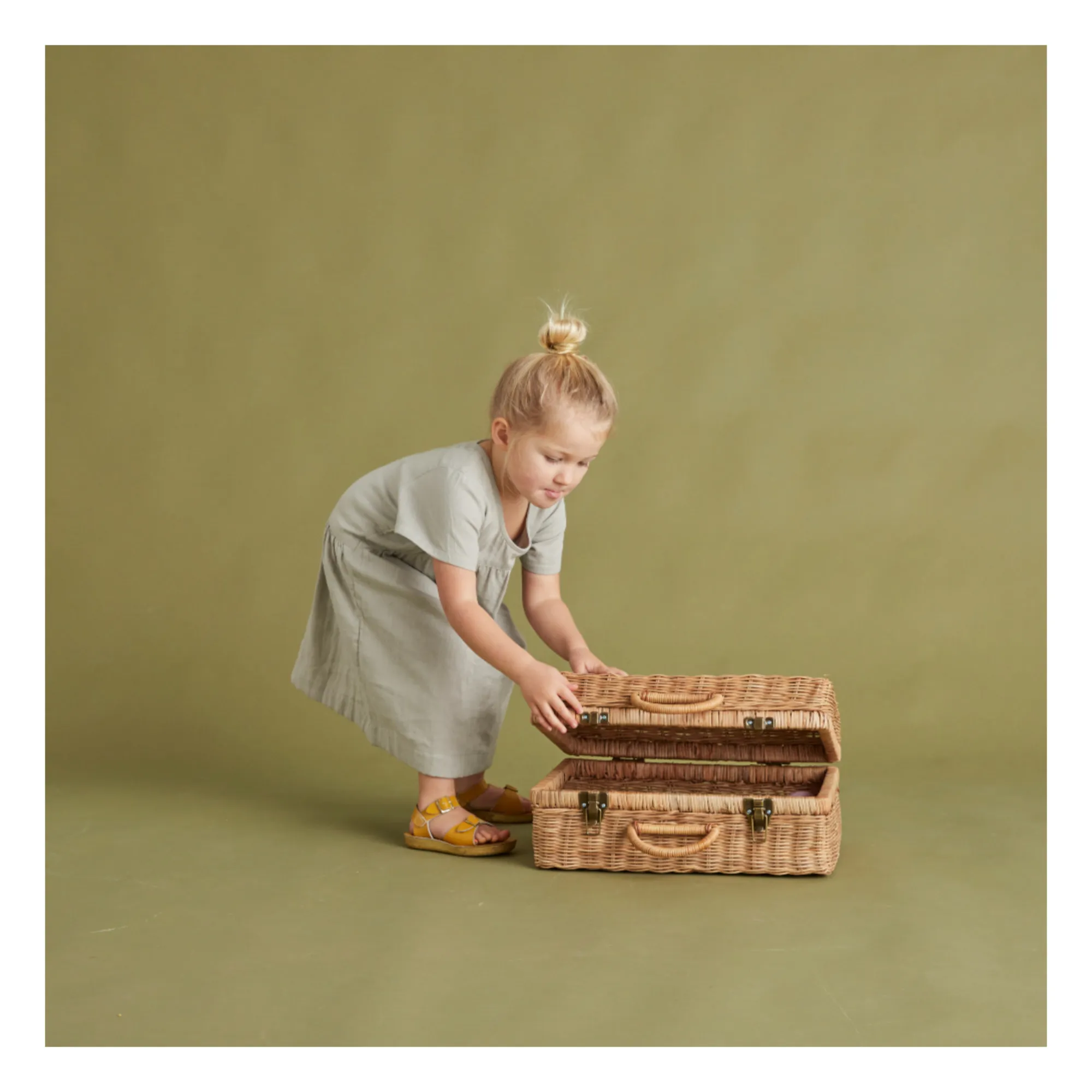 Olli Ella - Toaty Trunk Rattan Suitcase | Smallable