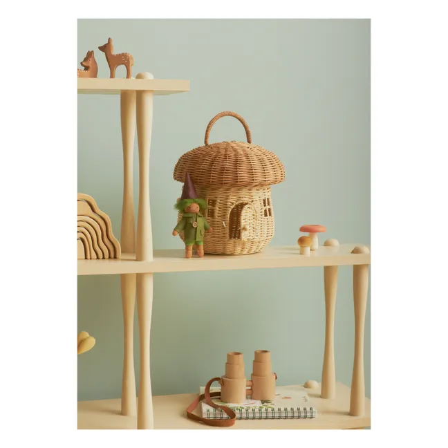 Wicker Mushroom Basket