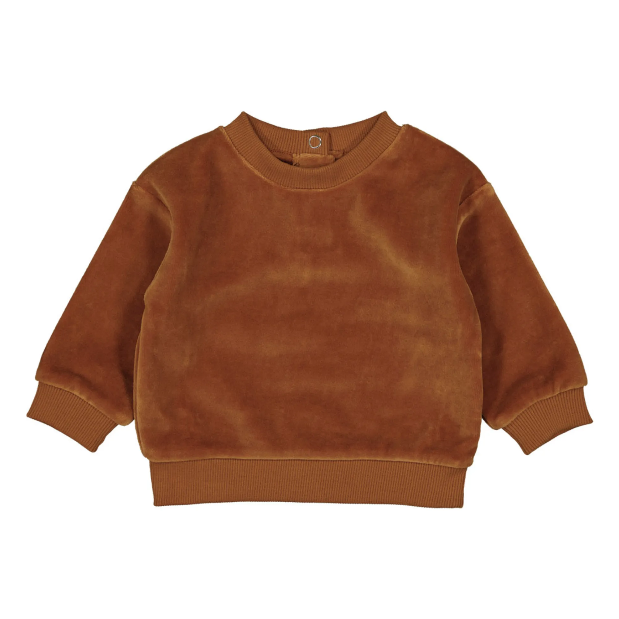 Louis Louise Camel Jim Velvet Sweatshirt