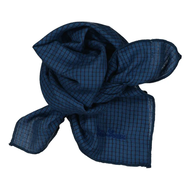 Sissi Square Scarf | Navy blue