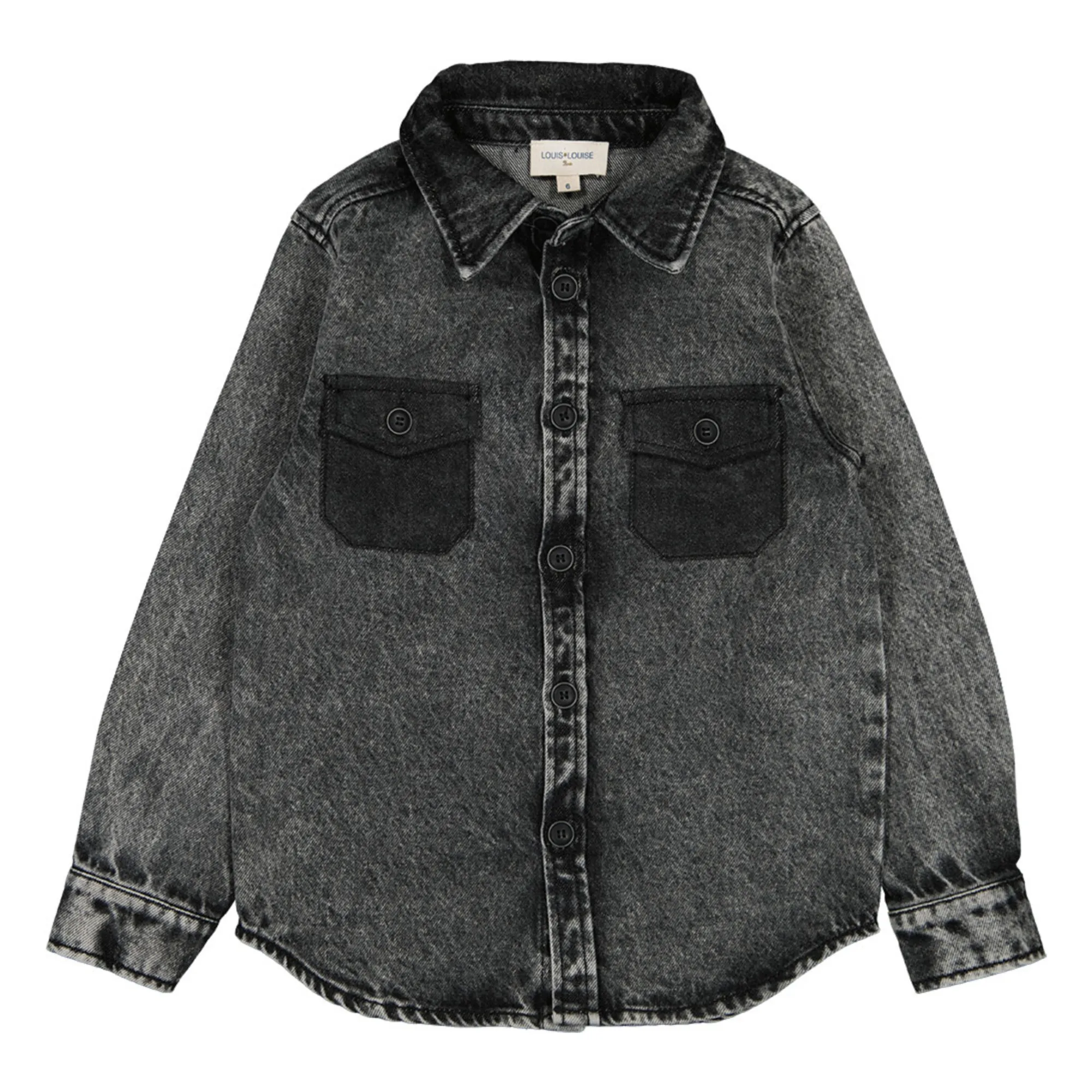 Louis Louise Black Leonard Denim Shirt