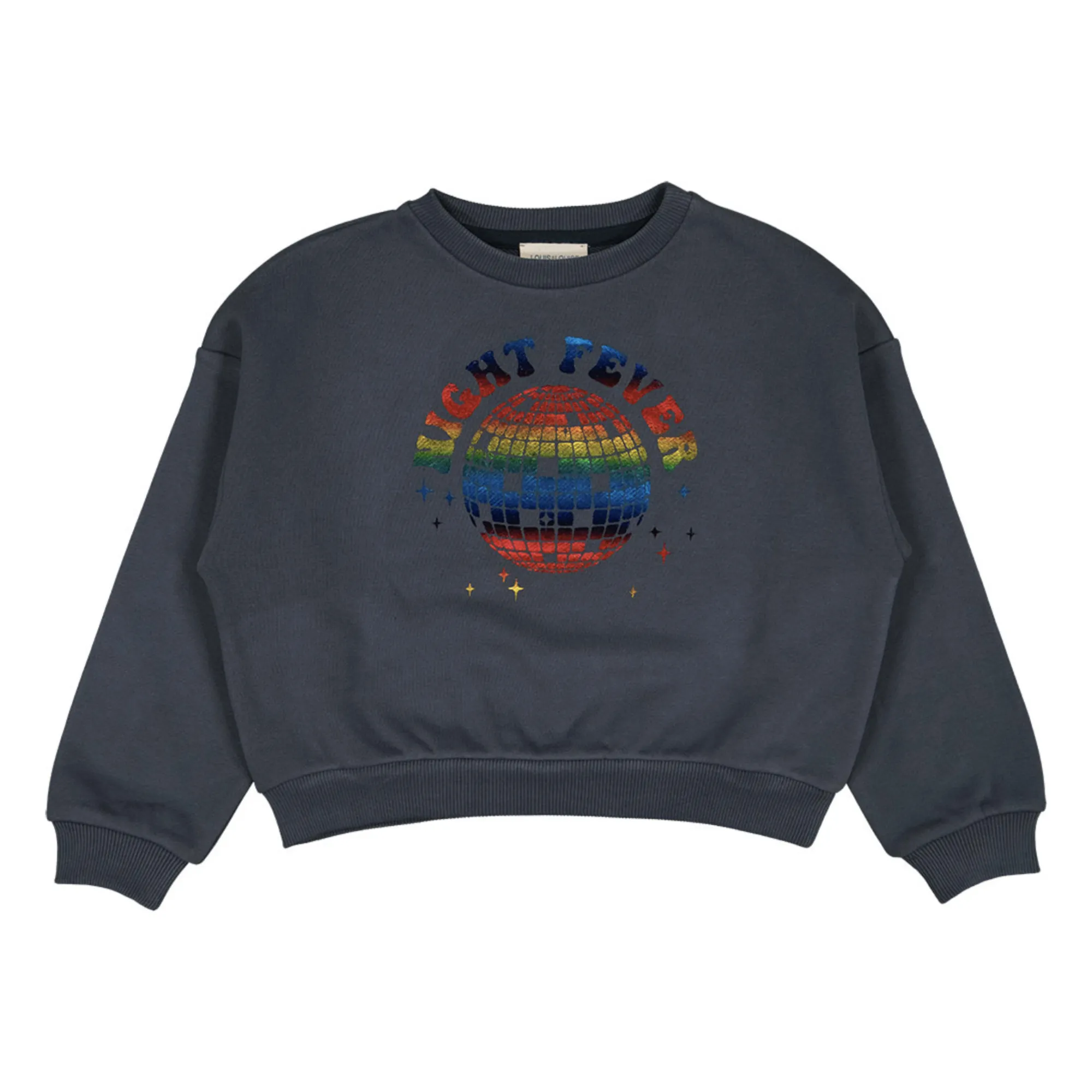 Louis Louise Grey Blue Disco Peace Sweatshirt