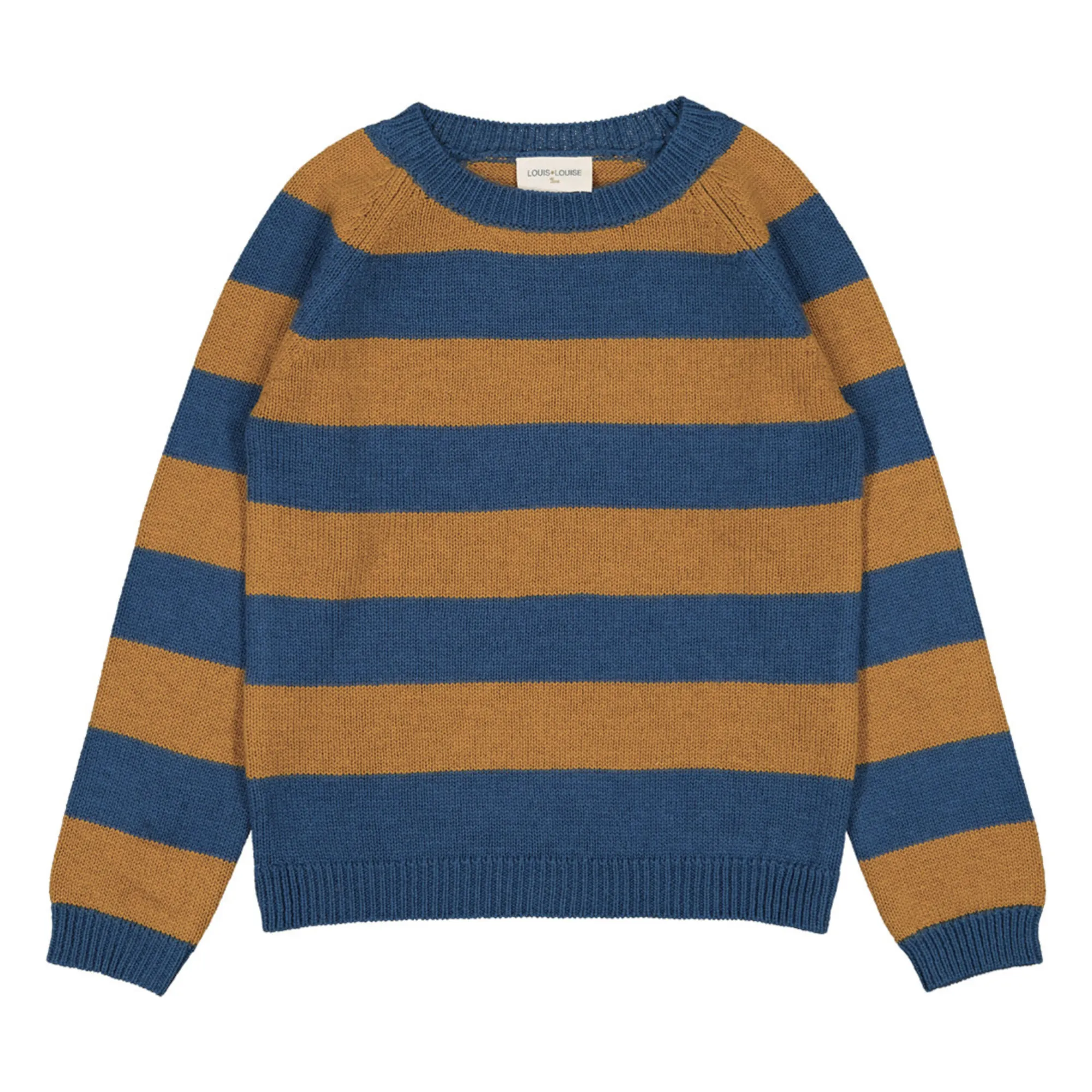 Louis Louise Ochre Robertino Striped Sweater